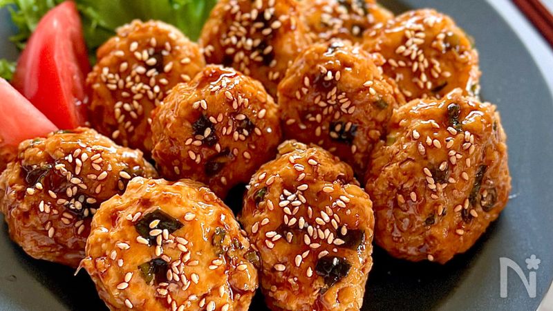 食感が楽しい♪えのき入り豆腐つくね】包丁・まな板いらず | レシピ