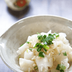 調理時間５分★無限に食べられる★皮付き大根ネギ中華の漬物