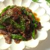 とのちゃまの作ってみた!投稿(【私の大好物♡︎絹さやと牛肉の甘辛炒め】ご飯がすすむ/母の味)