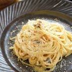 ～レンジで簡単～松茸風味の和風カルボナーラ