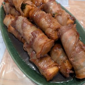 NYの作ってみた!投稿(《居酒屋レシピ》甘辛ダレでテリテリ♪♪大葉肉巻き厚揚げ)