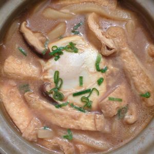 たりおの作ってみた!投稿(簡単名古屋飯☆味噌煮込みうどん！【赤だし】)