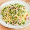 ザーサイで味が決まる!中華風パスタ