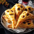 ハロウィンに☆かぼちゃとチョコのオバケパイ。