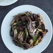 【♯14五香粉】鶏レバーと葱のオイスター炒め