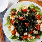 『豆腐とわかめの韓国風サラダ』コチュジャンで旨辛！ヘルシー♪