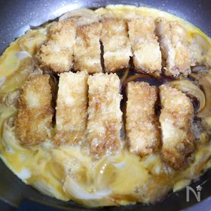 ご飯が進む定食屋さん風『かつとじ』 | レシピサイトNadia