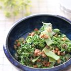 栄養たっぷり♡ブロッコリーと納豆のごまおかかマヨサラダ