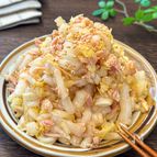 抱えて食べたい♪【白菜とツナの和風ナムル】