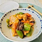 【豚ヒレ肉で黒酢の酢豚】あっさり美味しいダイエットにもお勧め
