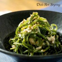 切り昆布とツナのサラダ