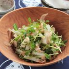 大根と豆苗ときのこのサラダ§レンジで簡単デリサラダ
