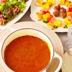 簡単デミチーズフォンデュ  バレンタインにも