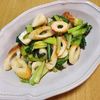 ナムディの作ってみた!投稿(\5分!/困ったらこれ♪チンゲン菜とちくわのオイマヨ炒め)