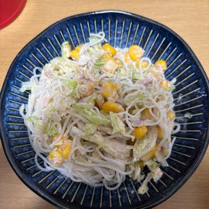 ちちちの作ってみた!投稿(うまさの限界に挑戦🤩ツナマヨ春雨コールスローサラダ🥗💕)