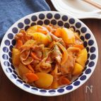 レンジにお任せ！ナポリタン肉じゃが