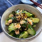 3分クッキング♪切って和えるだけ
きゅうりのツナ塩昆布和え