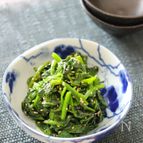 【焼肉のたれでほうれん草のやみつき和え】レンチン→和えて完成