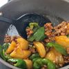 【じゃがいもとちぎりピーマンの旨辛そぼろ炒め】ご飯が進む♡の工程3