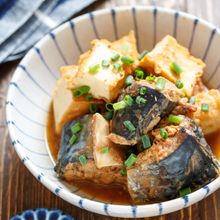サバ缶と厚揚げの味噌煮【#作り置き#時短#煮込みは5分】
