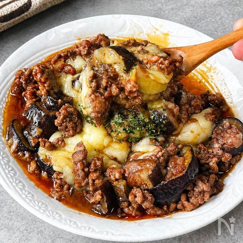 【とろなすのミートチー焼き】家族が唸る美味しさ♪