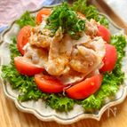 お肉柔らか豚しゃぶサラダ＆ごまドレッシング