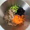 コンロ不使用！腸活に！デリ風れんこんとひじきの雑穀入りサラダの工程2