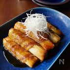 中はトロトロ！長ネギの豚バラ巻き