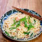 桜えびの乾麺焼うどん