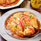 【甘酢あんのかにかま天津飯】ワンパンで作れる！節約中華♪