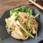 しっとり茹で鶏とメンマのサラダ