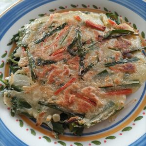 KUMIKOの作ってみた!投稿(『ニラたっぷり！野菜チヂミ』簡単☆カリッと美味！子供も喜ぶ♡)