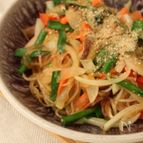 【すき焼のたれで簡単】野菜たっぷりチャプチェ