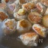【れんこん団子とトロトロ豆腐のもやしあんかけ】の工程4