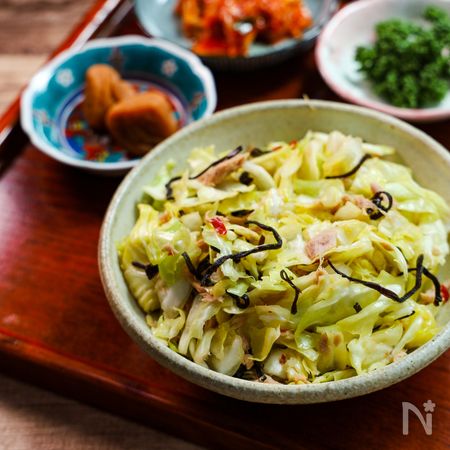 包丁いらず 塩昆布で簡単 キャベツとツナの塩昆布サラダ By シゲパピ レシピサイト Nadia ナディア プロの料理家のおいしいレシピ