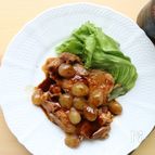ぶどうソースのチキンソテー