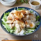 【鶏むね肉】がぷるっぷる!さっぱり美味しい「梅ポン酢だれの水晶鶏」