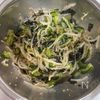 レンジで3分!【もやしときゅうりの白だし海苔ナムル】やみつきの工程3