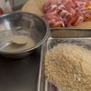 【揚げない】サクほく♡かぼちゃのチーズ肉巻きフライの工程2
