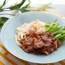 ボリュームたっぷり♪甘辛牛肉おろしうどん