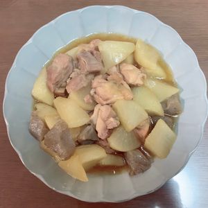 そうちゃんまま。の作ってみた!投稿(味しみしみ大根がおいしい！鶏と大根の煮物)