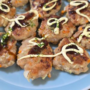 zabuの作ってみた!投稿(お弁当にもぴったり！お好み焼き風つくね)