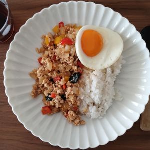 ゆの作ってみた!投稿(本格タイ料理☆ガパオライス)