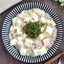レンジで〖白い麻婆豆腐〗生姜香る♪白だしでさっぱり夏の味*+
