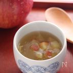 りんごと生姜のポカポカ葛湯