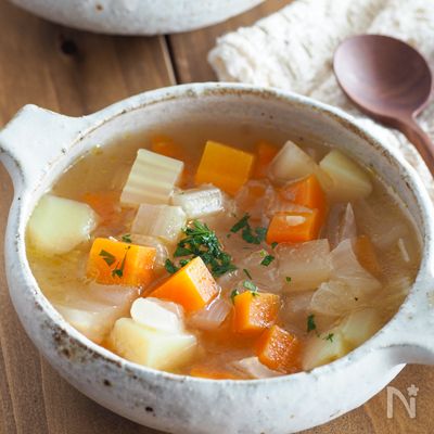 【野菜だけスープ】美肌効果、むくみ改善