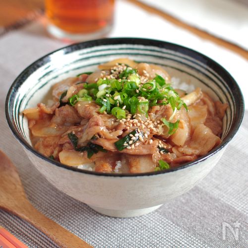 やみつき!にんにく豚バラ丼