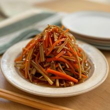 レンジで作れる『簡単きんぴらごぼう』