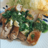 よしりんの作ってみた!投稿(バジル香る皮パリご馳走チキンソテー)