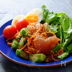 〈くらし薬膳〉オクラとマグロの中華風サラダ